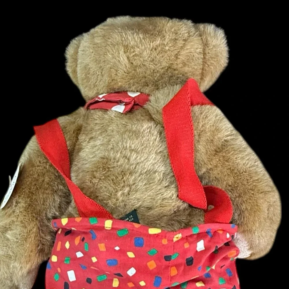 Vermont Teddy Bear Hobo‎ Clown w/ Suspenders And Tie W/ Original Tags 1993